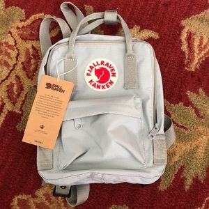 kanken mini backpack fog